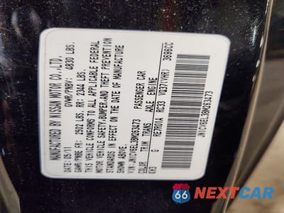 Zdjęcie 12 z 12 samochodu: 2011 INFINITI G37 COUPE X VIN:JN1CV6EL3BM263473 - miniatura