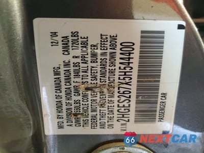 Zdjęcie 13 z 13 samochodu: 2005 HONDA CIVIC EX VIN:2HGES267X5H544400 - miniatura