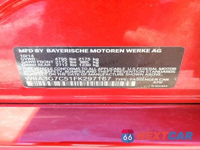 Zdjęcie 14 z 14 samochodu: 2015 BMW 328 XI VIN:WBA3G7C51FK297167 - miniatura