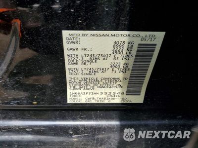 Zdjęcie 13 z 13 samochodu: 2017 NISSAN TITAN XD SV VIN:1N6BA1F31HN552549 - miniatura