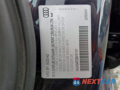 Zdjęcie 12 z 12 samochodu: 2013 AUDI A6 PRESTIGE VIN:WAUHGAFC9DN151141 - miniatura