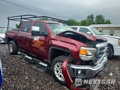 Czwarte zdjęcie samochodu z boku: 2015 GMC SIERRA K1500 SLE VIN:3GTU2UEC7FG155171 - miniatura