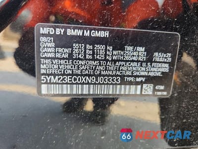 Zdjęcie 14 z 14 samochodu: 2022 BMW X4 M VIN:5YM23EC0XN9J03333 - miniatura