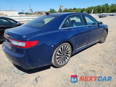 Trzecie zdjęcie samochodu z tyłu: 2019 LINCOLN CONTINENTAL BLACK LABEL VIN:1LN6L9BC8K5602109 - miniatura