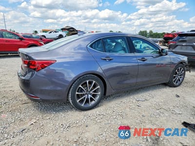 Trzecie zdjęcie samochodu z tyłu: 2017 ACURA TLX ADVANCE VIN:19UUB3F72HA001031 - miniatura