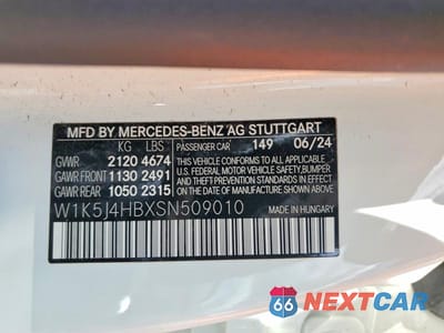 Zdjęcie 12 z 12 samochodu: 2025 MERCEDES-BENZ CLA 250 4MATIC VIN:W1K5J4HBXSN509010 - miniatura