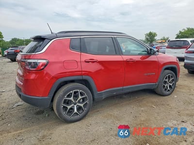 Trzecie zdjęcie samochodu z tyłu: 2025 JEEP COMPASS LIMITED VIN:3C4NJDCN7ST545104 - miniatura