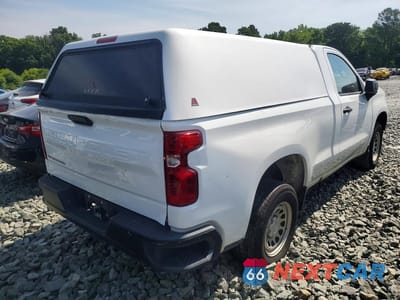 Trzecie zdjęcie samochodu z tyłu: 2023 CHEVROLET SILVERADO C1500 VIN:3GCNAAEK0PG359809 - miniatura