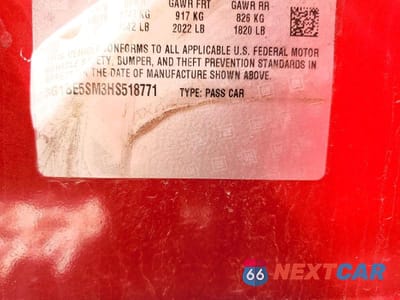 Zdjęcie 12 z 12 samochodu: 2017 CHEVROLET CRUZE LT VIN:3G1BE5SM3HS518771 - miniatura