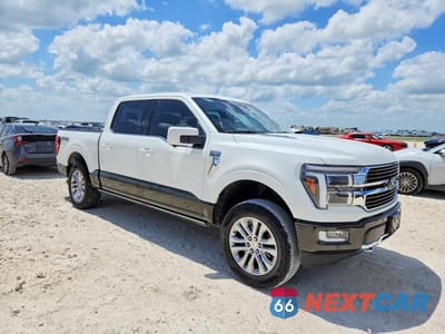 Czwarte zdjęcie samochodu z boku: 2024 FORD F150 KING RANCH VIN:1FTFW6L88RFA79571 - miniatura