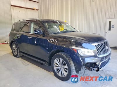 Czwarte zdjęcie samochodu z boku: 2016 INFINITI QX80 BASE VIN:JN8AZ2NE2G9121410 - miniatura
