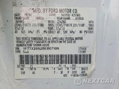 Zdjęcie 12 z 12 samochodu: 2011 FORD F250 SUPER DUTY VIN:1FT7X2B62BEB07189 - miniatura