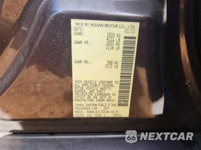 Zdjęcie 12 z 12 samochodu: 2013 NISSAN ALTIMA 2.5 VIN:1N4AL3AP3DN562336 - miniatura