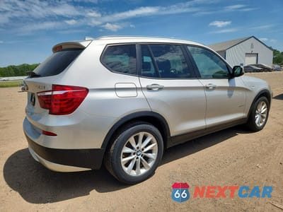 Trzecie zdjęcie samochodu z tyłu: 2014 BMW X3 XDRIVE28I VIN:5UXWX9C58E0D33492 - miniatura