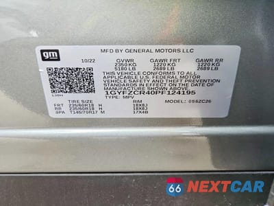 Zdjęcie 13 z 13 samochodu: 2023 CADILLAC XT4 PREMIUM LUXURY VIN:1GYFZCR40PF124195 - miniatura