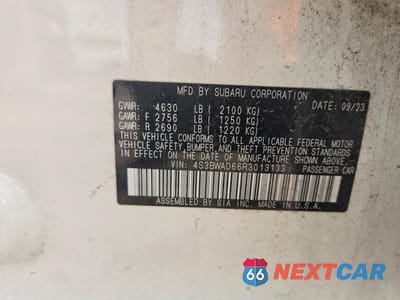Zdjęcie 12 z 12 samochodu: 2024 SUBARU LEGACY PREMIUM VIN:4S3BWAD66R3013133 - miniatura