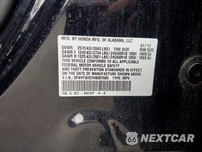 Zdjęcie 13 z 13 samochodu: 2017 HONDA PILOT EXL VIN:5FNYF5H57HB007605 - miniatura