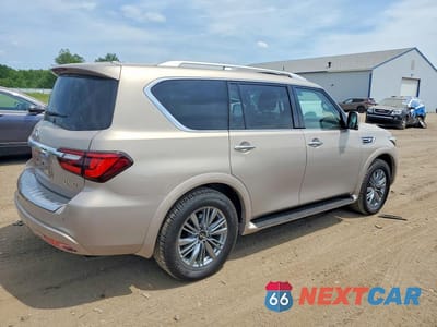 Trzecie zdjęcie samochodu z tyłu: 2023 INFINITI QX80 LUXE VIN:JN8AZ2AE7P9303173 - miniatura