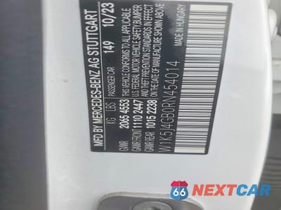 Zdjęcie 12 z 12 samochodu: 2024 MERCEDES-BENZ CLA 250 VIN:W1K5J4GB0RN454014 - miniatura