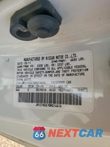 Zdjęcie 12 z 12 samochodu: 2011 INFINITI G37 COUPE BASE VIN:JN1CV6EK7BM214414 - miniatura