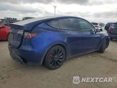 Trzecie zdjęcie samochodu z tyłu: 2022 TESLA MODEL Y VIN:7SAYGDEF6NF387975 - miniatura