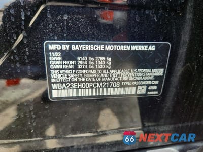 Zdjęcie 13 z 13 samochodu: 2023 BMW 740 I VIN:WBA23EH00PCM21708 - miniatura