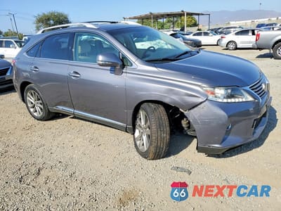 Czwarte zdjęcie samochodu z boku: 2013 LEXUS RX 450H VIN:JTJBC1BA4D2060821 - miniatura