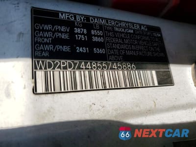 Zdjęcie 13 z 13 samochodu: 2005 DODGE SPRINTER 2500 DELIVERY VAN VIN:WD2PD744855745886 - miniatura
