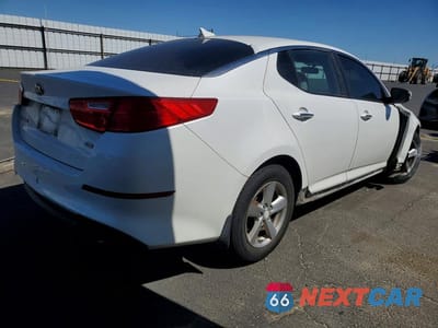 Trzecie zdjęcie samochodu z tyłu: 2014 KIA OPTIMA LX VIN:5XXGM4A75EG342202 - miniatura