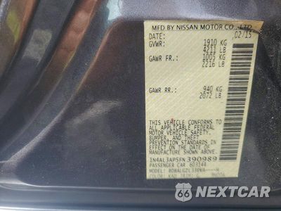 Zdjęcie 13 z 13 samochodu: 2015 NISSAN ALTIMA 2.5 S VIN:1N4AL3AP5FN390989 - miniatura