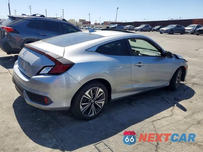 Trzecie zdjęcie samochodu z tyłu: 2017 HONDA CIVIC EX VIN:2HGFC3B38HH354223 - miniatura