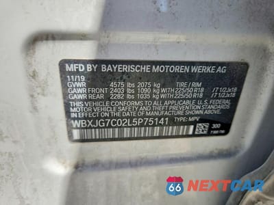 Zdjęcie 13 z 13 samochodu: 2020 BMW X1 SDRIVE28I VIN:WBXJG7C02L5P75141 - miniatura