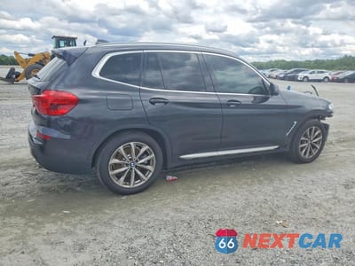 Trzecie zdjęcie samochodu z tyłu: 2019 BMW X3 SDRIVE30I VIN:5UXTR7C53KLE97647 - miniatura