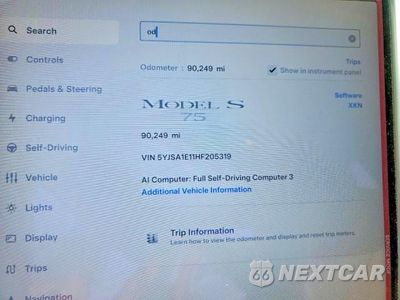 Zdjęcie 9 z 13 samochodu: 2017 TESLA MODEL S VIN:5YJSA1E11HF205319 - miniatura