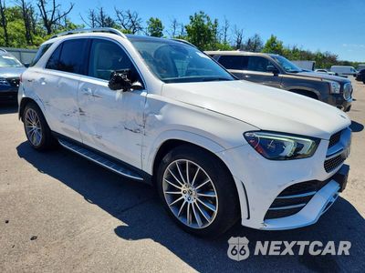 Czwarte zdjęcie samochodu z boku: 2022 MERCEDES-BENZ GLE 450 4MATIC VIN:4JGFB5KB1NA651358 - miniatura
