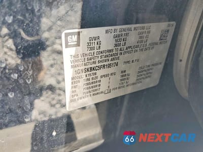 Zdjęcie 13 z 13 samochodu: 2015 CHEVROLET TAHOE K1500 LT VIN:1GNSKBKC5FR195174 - miniatura