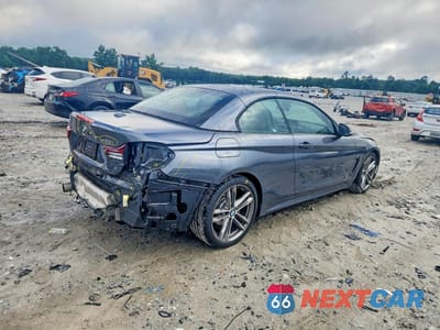 Trzecie zdjęcie samochodu z tyłu: 2020 BMW 430I VIN:WBA4Z1C04L5N77529 - miniatura