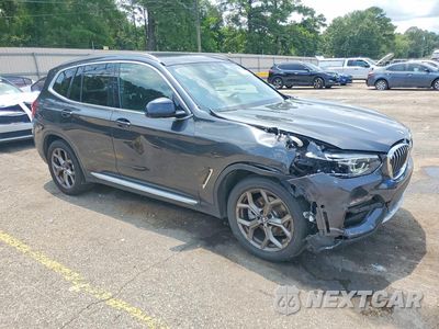 Czwarte zdjęcie samochodu z boku: 2021 BMW X3 SDRIVE30I VIN:5UXTY3C09M9G61631 - miniatura