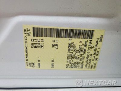 Zdjęcie 12 z 12 samochodu: 2017 NISSAN MAXIMA 3.5 SR VIN:1N4AA6AP6HC435394 - miniatura