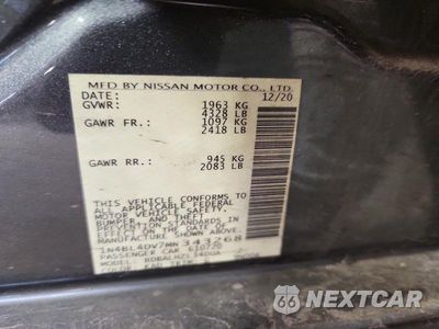 Zdjęcie 13 z 13 samochodu: 2021 NISSAN ALTIMA SV VIN:1N4BL4DV7MN343268 - miniatura