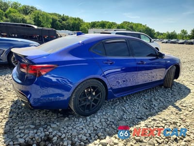 Trzecie zdjęcie samochodu z tyłu: 2018 ACURA TLX TECH+A VIN:19UUB2F63JA012949 - miniatura