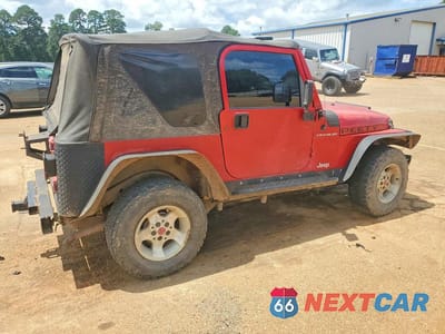 Trzecie zdjęcie samochodu z tyłu: 2001 JEEP WRANGLER / TJ SE VIN:1J4FA29P81P361093 - miniatura