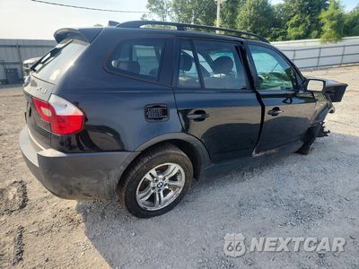 Trzecie zdjęcie samochodu z tyłu: 2004 BMW X3 3.0I VIN:WBXPA934X4WA65106 - miniatura
