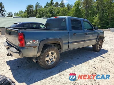 Trzecie zdjęcie samochodu z tyłu: 2006 CHEVROLET SILVERADO K1500 VIN:2GCEK13T561221943 - miniatura