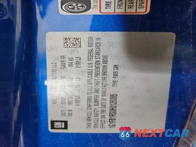 Zdjęcie 12 z 12 samochodu: 2017 CHEVROLET CAMARO LT VIN:1G1FB1RS0H0126085 - miniatura