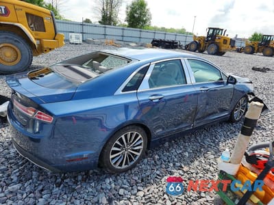 Trzecie zdjęcie samochodu z tyłu: 2018 LINCOLN MKZ SELECT VIN:3LN6L5D9XJR603686 - miniatura