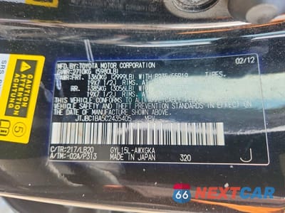 Zdjęcie 13 z 13 samochodu: 2012 LEXUS RX 450H VIN:JTJBC1BA5C2435405 - miniatura