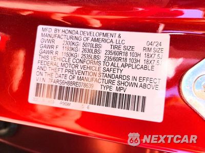 Zdjęcie 13 z 13 samochodu: 2024 HONDA CR-V SPORT-L VIN:7FARS6H88RE078639 - miniatura