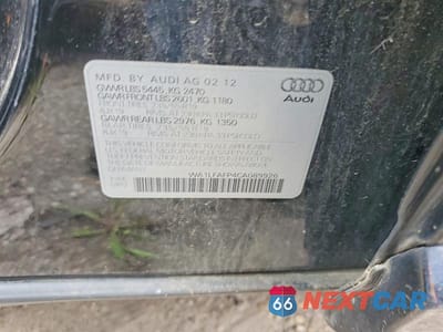 Zdjęcie 13 z 13 samochodu: 2012 AUDI Q5 PREMIUM PLUS VIN:WA1LFAFP4CA089926 - miniatura