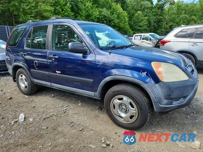 Czwarte zdjęcie samochodu z boku: 2004 HONDA CR-V LX VIN:SHSRD78504U250066 - miniatura